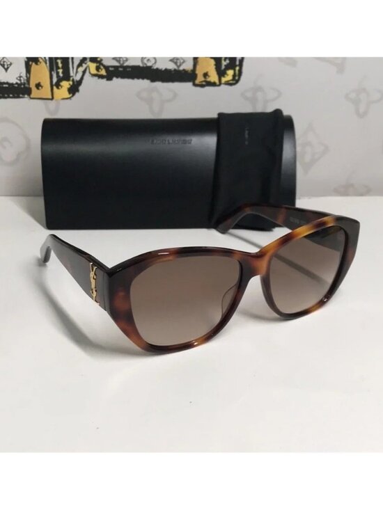 New Authentic Saint Laurent Havana SLM8 003 Sunglasses main image 7